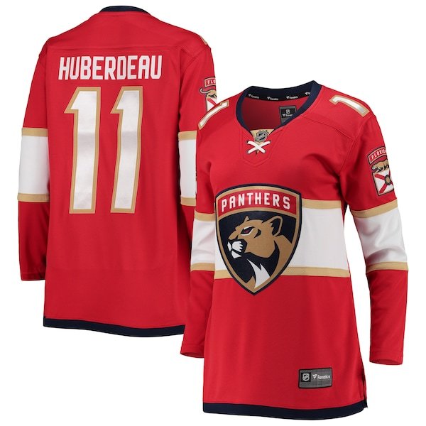 Jonathan Huberdeau Florida Panthers Fanatics Branded Women's Home Premier Breakaway Player Jersey - Red