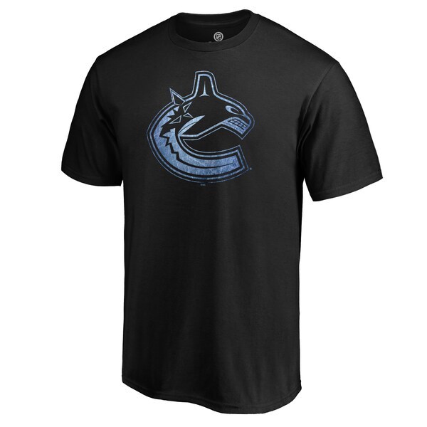 Vancouver Canucks Fanatics Branded Pond Hockey Premium T-Shirt - Black