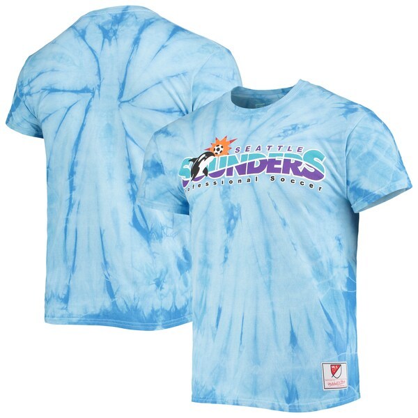Seattle Sounders FC Mitchell & Ness Since '96 Tie-Dye T-Shirt - Blue