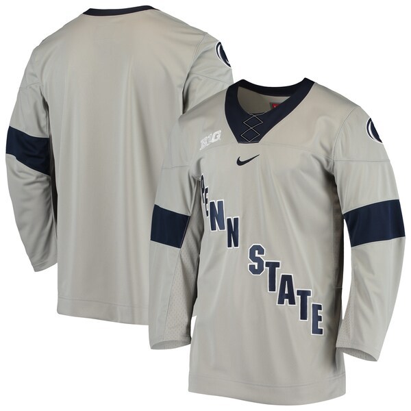 Penn State Nittany Lions Nike Replica Hockey Jersey - Gray