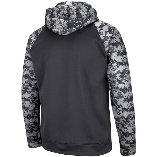 Notre Dame Fighting Irish Colosseum OHT Military Appreciation Digital Camo Pullover Hoodie - Charcoal