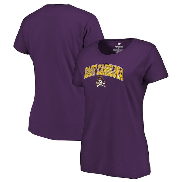 East Carolina Pirates Fanatics Branded Women's Campus T-Shirt - Purple