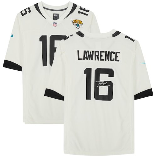 Trevor Lawrence Jacksonville Jaguars Fanatics Authentic Autographed Nike White Game Jersey