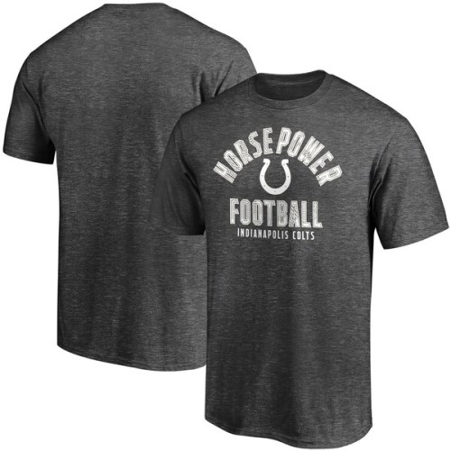 Indianapolis Colts Fanatics Branded Hometown Horsepower T-Shirt - Heathered Charcoal