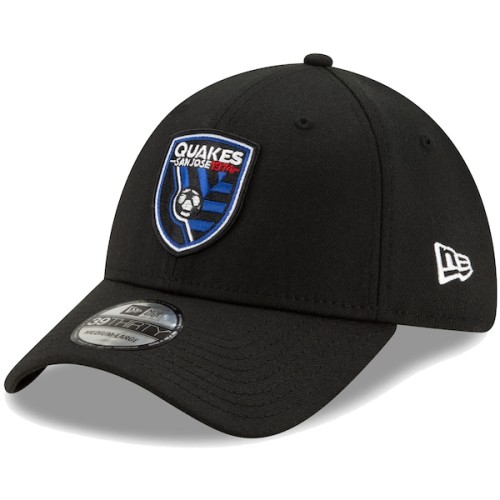 San Jose Earthquakes New Era Team 39THIRTY Flex Hat - Black