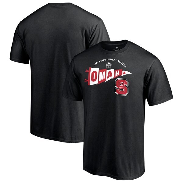NC State Wolfpack Fanatics Branded 2021 NCAA Men's Baseball College World Series Bound Homer T-Shirt - Black