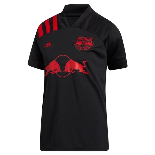 New York Red Bulls adidas Women's 2020 Dark Mode Replica Jersey - Black