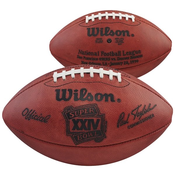 Super Bowl XXIV Wilson Official Game Football