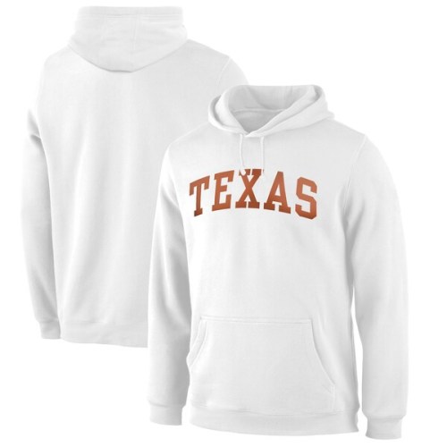 Texas Longhorns Fanatics Branded Basic Arch Pullover Hoodie - White