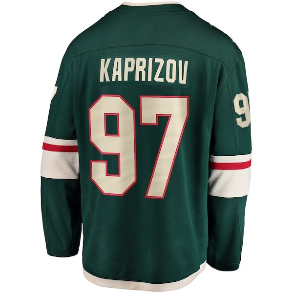 Kirill Kaprizov Minnesota Wild Fanatics Branded Home Premier Breakaway Player Jersey - Green