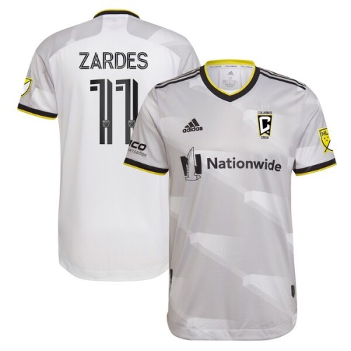 Gyasi Zardes Columbus Crew adidas 2022 Secondary Authentic Player Jersey - White