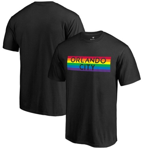 Orlando City SC Fanatics Branded Pride Wordmark T-Shirt - Black