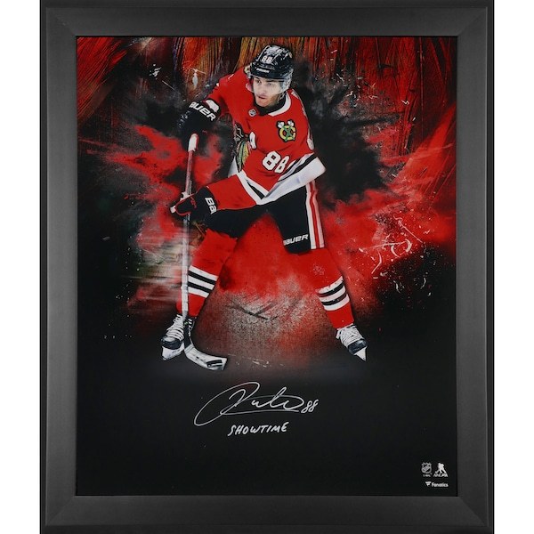 Patrick Kane Chicago Blackhawks Fanatics Authentic Autographed Framed 20" x 24" In Focus Photograph with "Showtime" Inscription - Limited Edition of 88