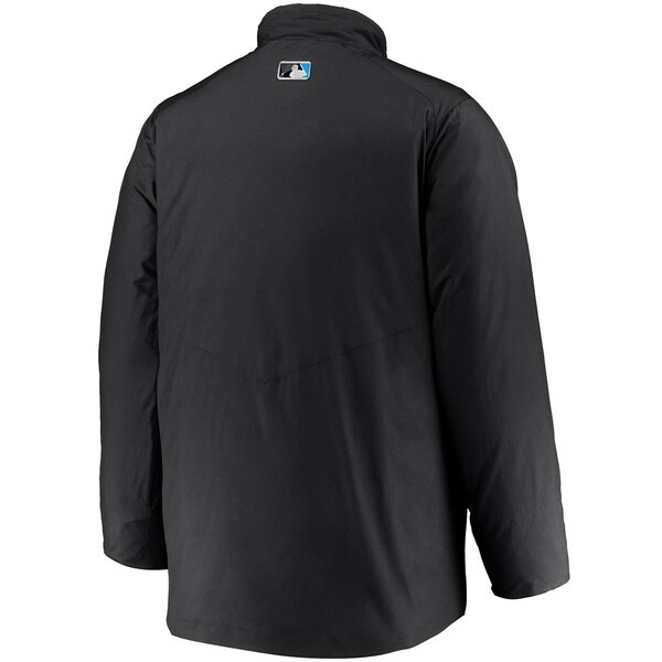 Miami Marlins Nike Authentic Collection Team Dugout Full-Zip Jacket - Black