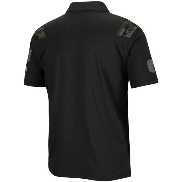 NC State Wolfpack Colosseum OHT Military Appreciation Sierra Polo - Black