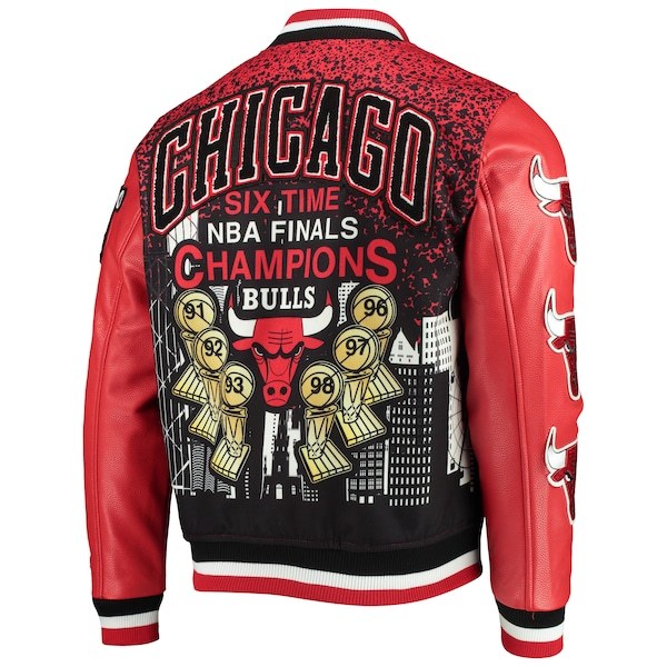 Chicago Bulls Pro Standard Remix Varsity Full-Zip Jacket - Red
