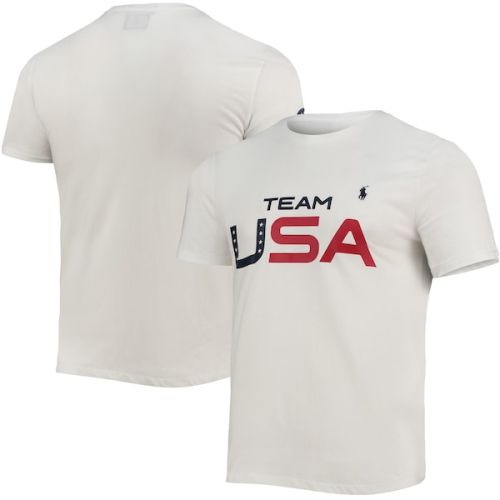 Team USA Official Outfitters Ralph Lauren Men's White Team USA Villagewear T-Shirt