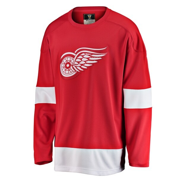 Detroit Red Wings Fanatics Branded Premier Breakaway Heritage Blank Jersey - Red