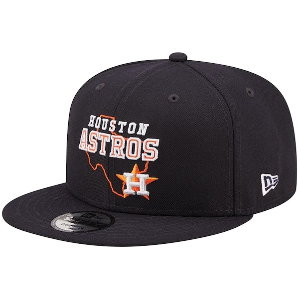 Houston Astros New Era State 9FIFTY Snapback Hat - Navy