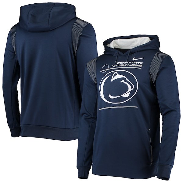 Penn State Nittany Lions Nike 2021 Team Sideline Performance Pullover Hoodie - Navy