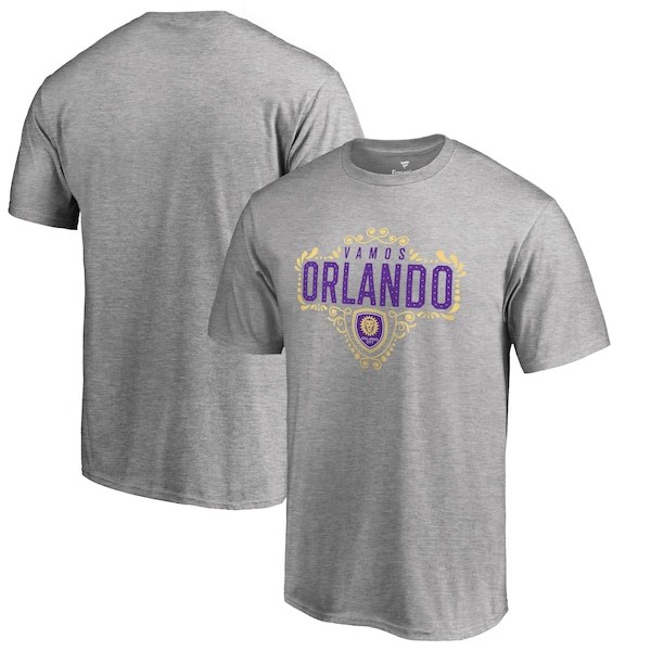Orlando City SC Fanatics Branded Hometown Collection T-Shirt - Heathered Gray