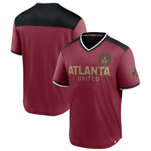 Atlanta United FC Fanatics Branded Line Up Striker V-Neck T-Shirt - Red
