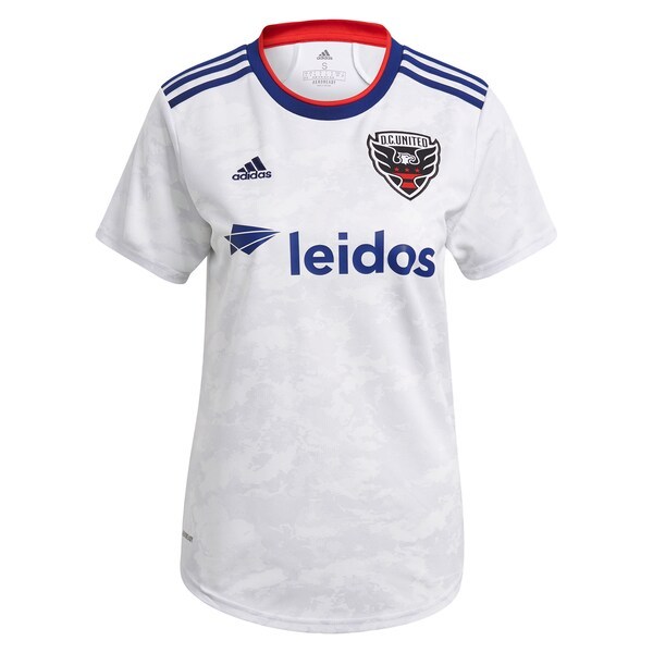 D.C. United adidas Women's 2021 The Marble Replica Custom Jersey - White