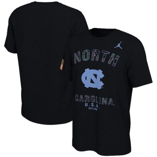 North Carolina Tar Heels Jordan Brand Veterans Day T-Shirt - Black