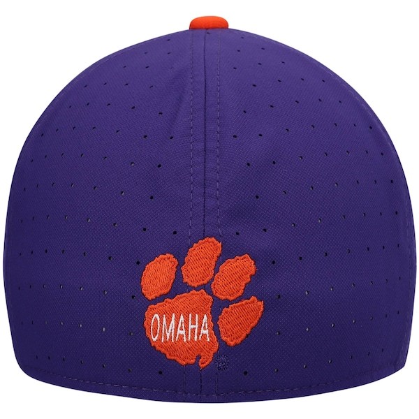 Clemson Tigers Nike Onfield Baseball Logo Performance Fitted Hat - Purple