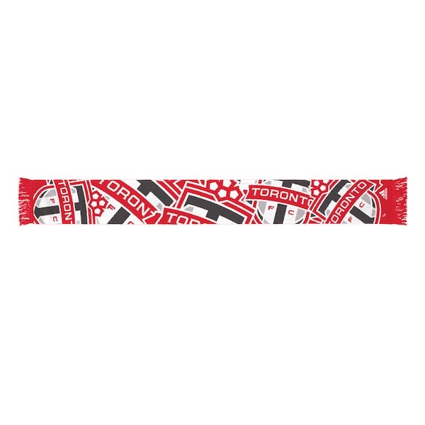 Toronto FC adidas Overlaid Print Scarf - Red