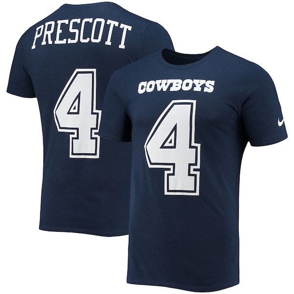 Dak Prescott Dallas Cowboys Nike Player Pride 3.0 Name & Number Performance T-Shirt - Navy