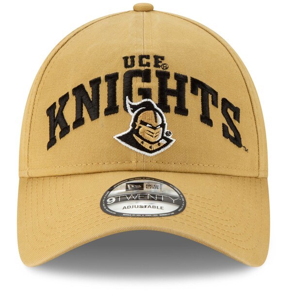 UCF Knights New Era Arch Over Logo 9TWENTY Adjustable Hat - Gold