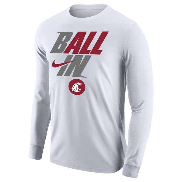 Washington State Cougars Nike Legend Bench Long Sleeve T-Shirt - White
