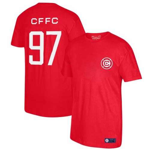 Chicago Fire Mitchell & Ness Founded T-Shirt - Red
