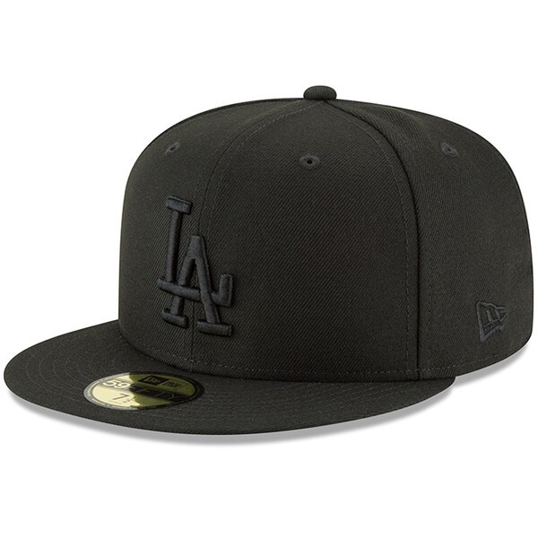 Los Angeles Dodgers New Era Primary Logo Basic 59FIFTY Fitted Hat - Black