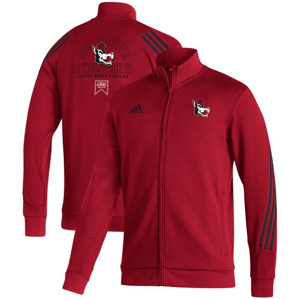 NC State Wolfpack adidas Fashion Full-Zip Track Jacket - Red