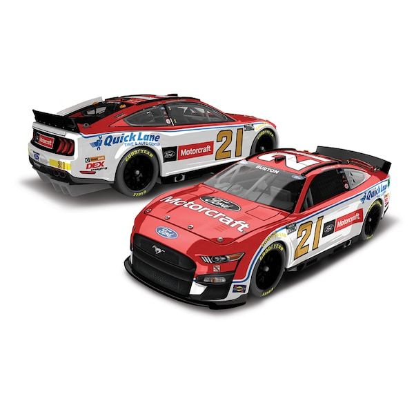 Harrison Burton Action Racing 2022 #21 Motorcraft 1:24 Color Chrome Die-Cast Ford Mustang