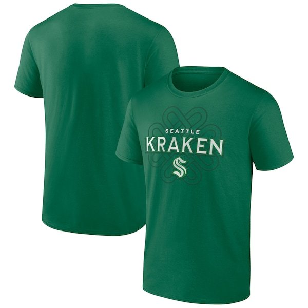 Seattle Kraken Fanatics Branded St. Patrick's Day Celtic Knot T-Shirt - Kelly Green