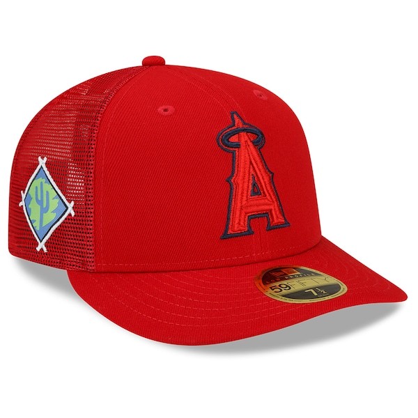Los Angeles Angels New Era 2022 Spring Training Low Profile 59FIFTY Fitted Hat - Red
