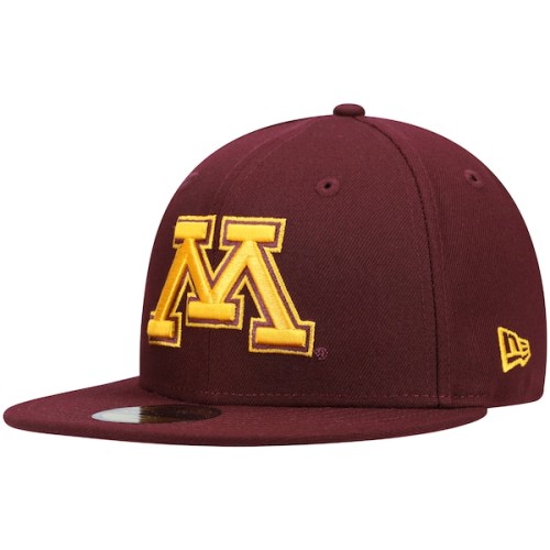 Minnesota Golden Gophers New Era Logo Basic 59FIFTY Fitted Hat - Maroon