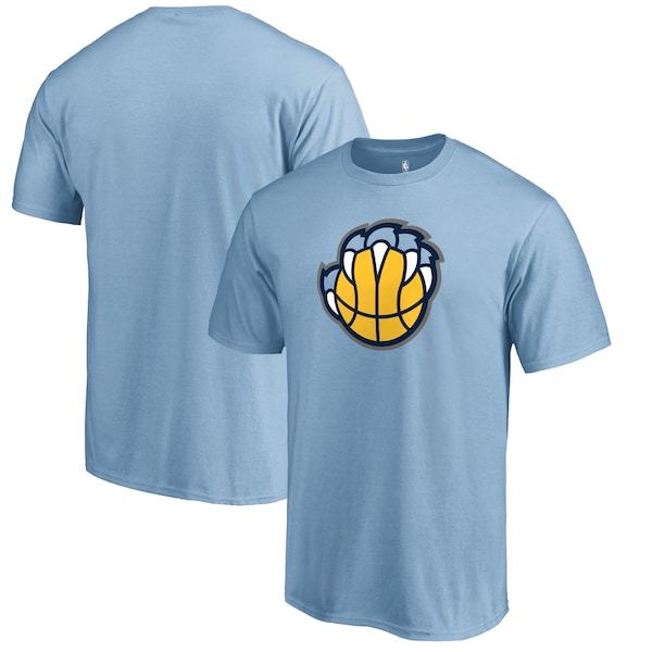 Memphis Grizzlies Fanatics Branded Alternate Logo T-Shirt - Light Blue
