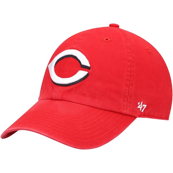 Cincinnati Reds '47 Youth Team Logo Clean Up Adjustable Hat - Red