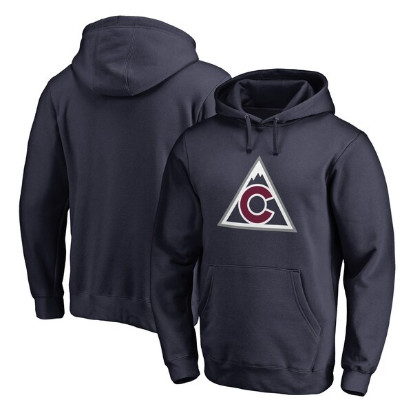 Colorado Avalanche Fanatics Branded Team Alternate Pullover Hoodie - Navy