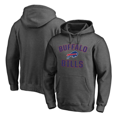 Buffalo Bills Fanatics Branded Victory Arch Team Pullover Hoodie - Heathered Charcoal