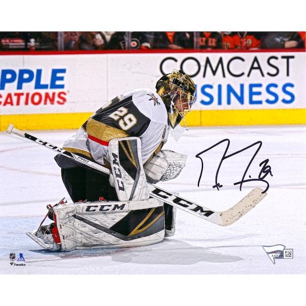 Marc-Andre Fleury Vegas Golden Knights Fanatics Authentic Autographed 8" x 10" 400 Wins Game Photograph