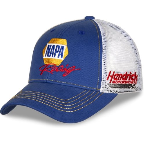 Chase Elliott Hendrick Motorsports Team Collection NAPA Adjustable Hat - Royal/White