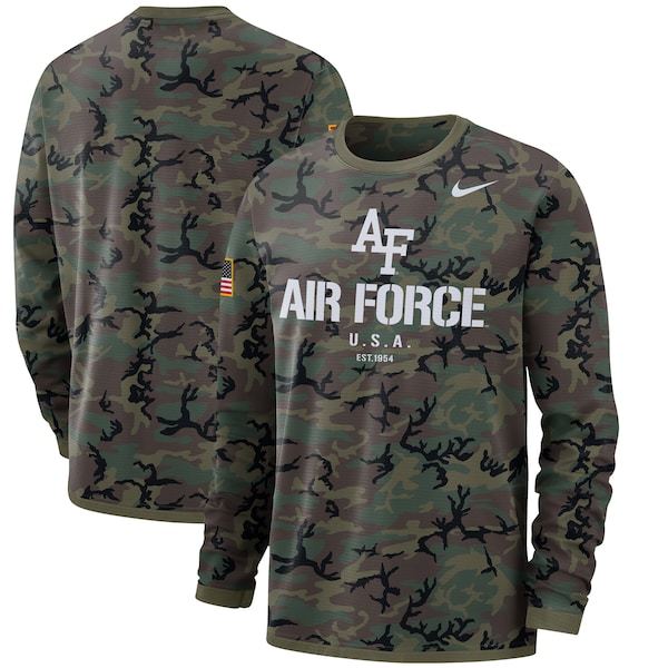 Air Force Falcons Nike Military Appreciation Performance Long Sleeve T-Shirt - Camo