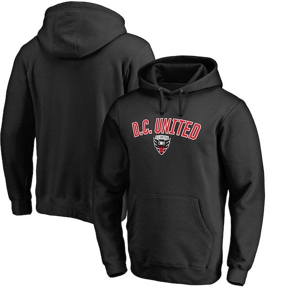 D.C. United Fanatics Branded Victory Arch Pullover Hoodie - Black