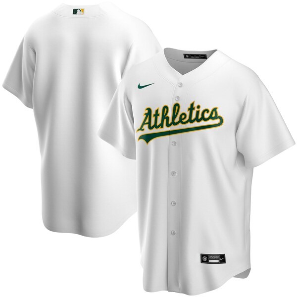 Oakland Athletics Nike Home Replica Team Jersey - White
