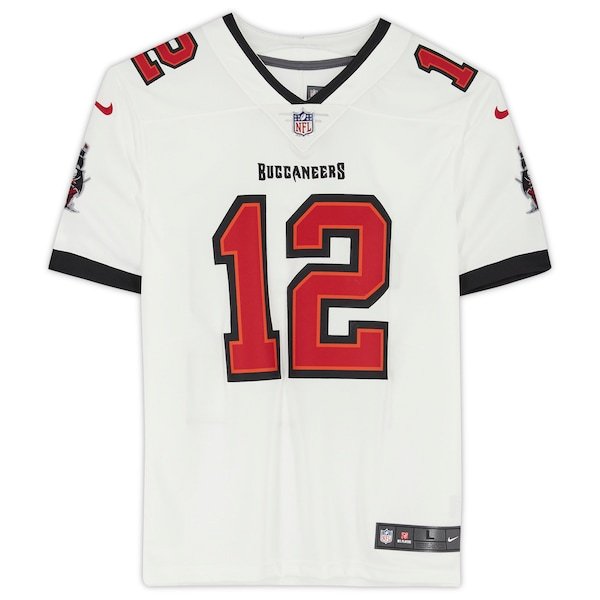 Tom Brady Tampa Bay Buccaneers Fanatics Authentic Autographed Super Bowl LV Champions White Nike Limited Jersey